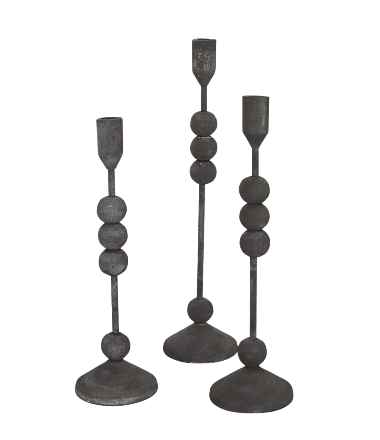 Large Zinc Candlestick