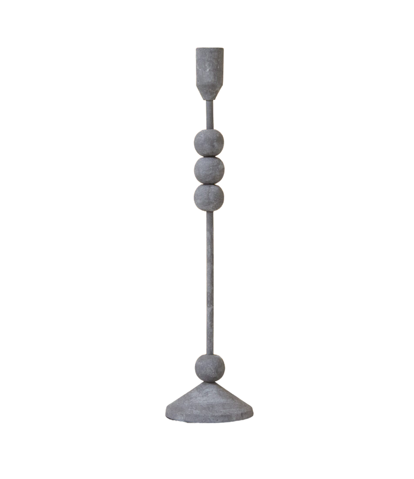 Large Zinc Candlestick