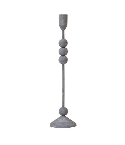 Large Zinc Candlestick